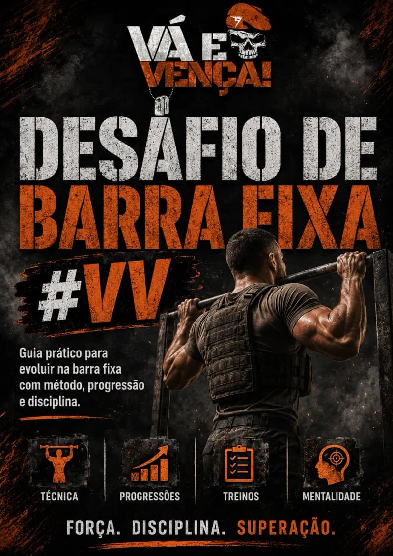 Capa do e-book Desafio de Barra Fixa #VV