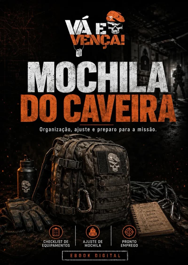 Capa do e-book Mochila do Caveira